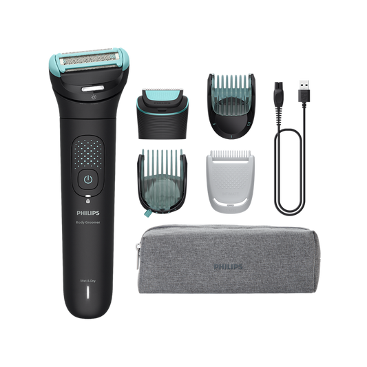 Body Groomer 7000 Series BG7470/15 2D kustīgā galviņa un divkāršās skūšanas sistēma