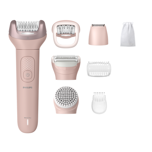 Epilator Series 9000 BRE719/00 Bezvada epilators mitrai un sausai lietošanai