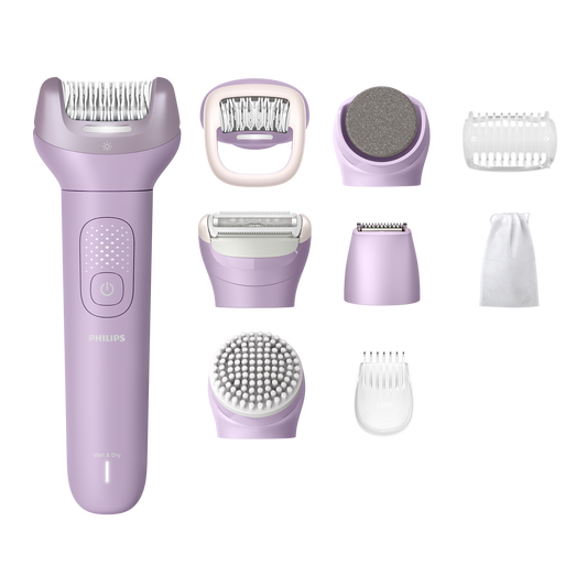 Epilator Series 9000 BRE728/00 Bezvada epilators mitrai un sausai lietošanai
