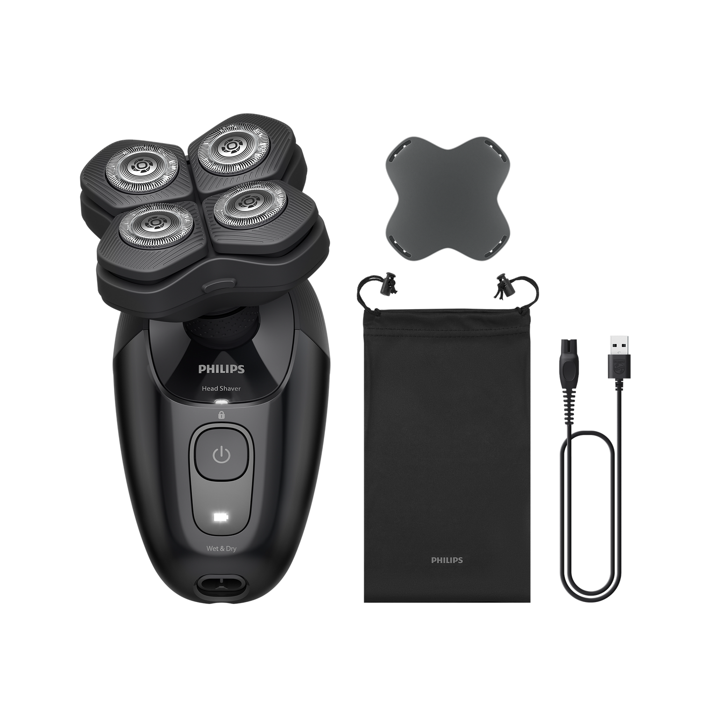 Head Shaver Pro 5000 Series HS5980/15 Essential skuveklis ar ComfortCut asmeņiem