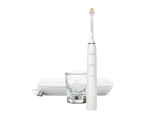 DiamondClean 9000 HX9911/19 Sonic elektriskā zobu suka ar īpašu lietotni