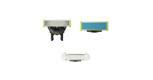 OneBlade QP936/50 Komplekts: 1x 360, 1x pretberzes, 1x SkinProtect
