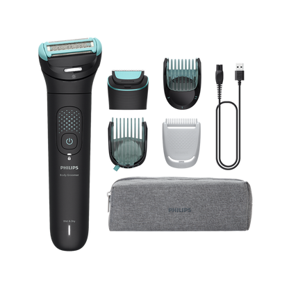 Body Groomer 7000 Series BG7470/15 2D kustīgā galviņa un divkāršās skūšanas sistēma