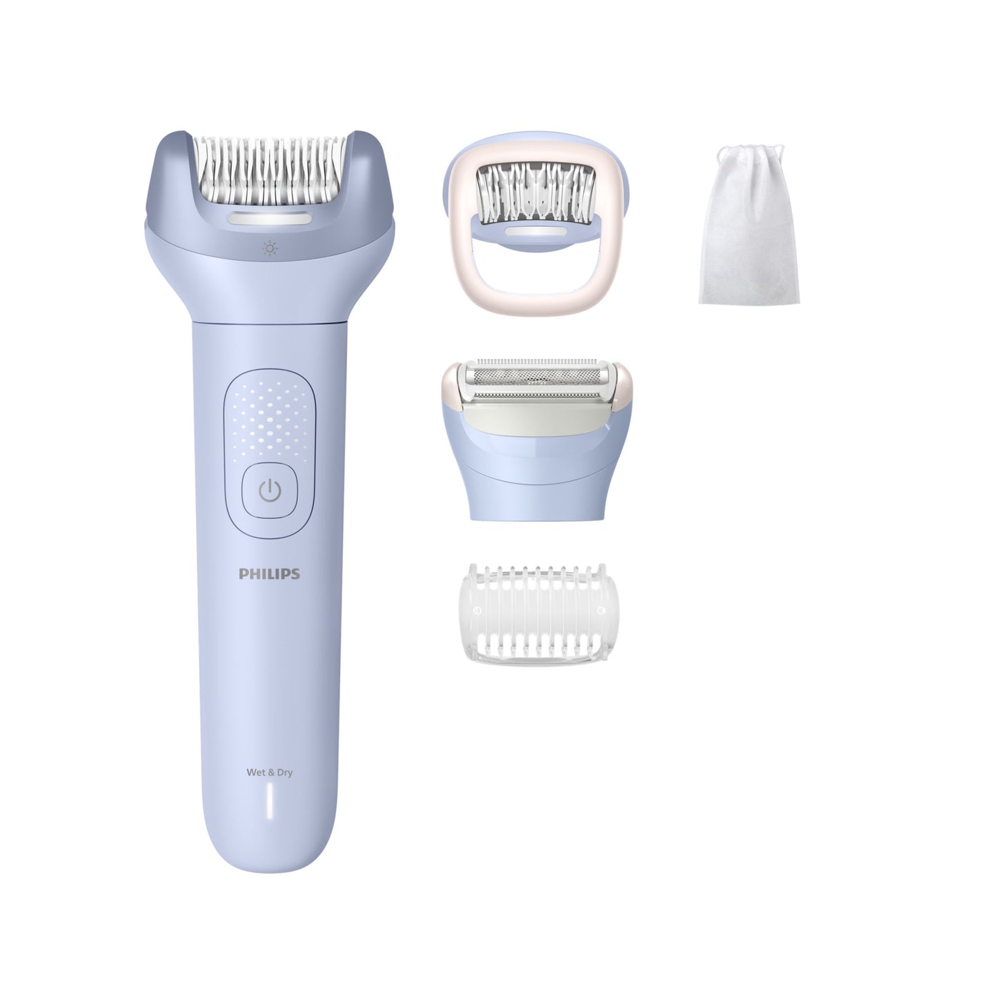 Epilator Series 8000 BRE709/00 Bezvada epilators mitrai un sausai lietošanai