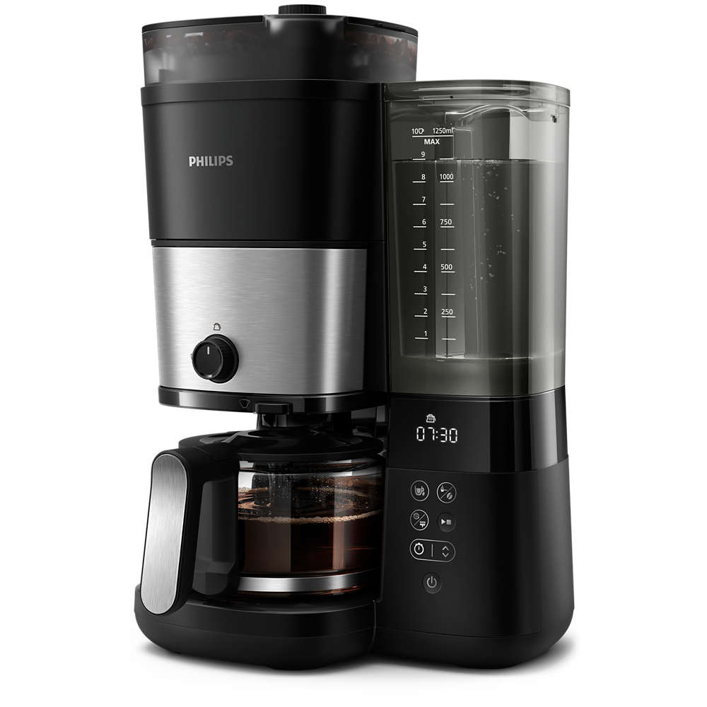 All-in-1 Brew Kafijas aparāts ar pilienu filtru un dzirnaviņām HD7900 | Philips veikals