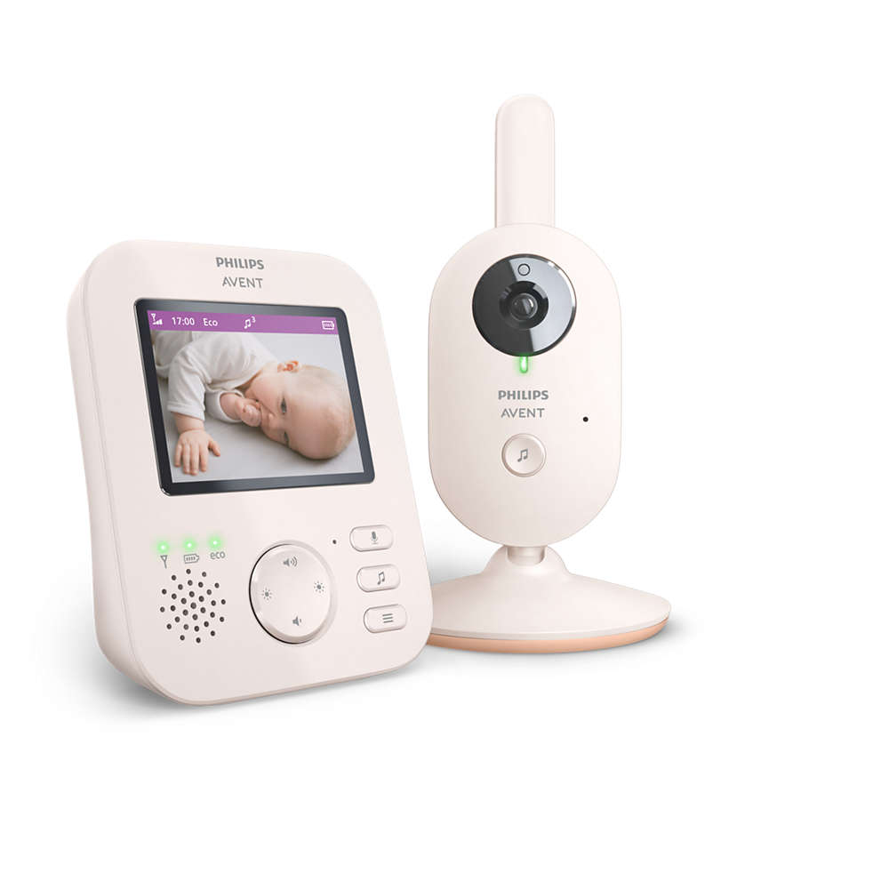 Philips Avent Video Baby Monitor Uzlabots SCD881/26 | Philips veikals